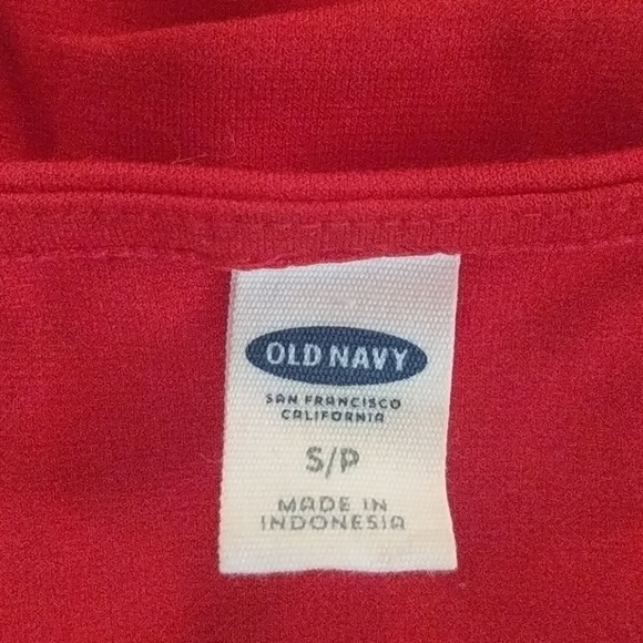Red old navy dress, A line long sleeve! Small S/P - Picture 4 of 4